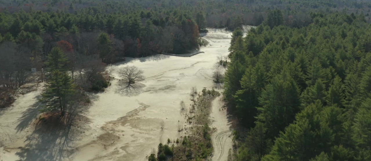 The recovering dunes of the Desert of Maine